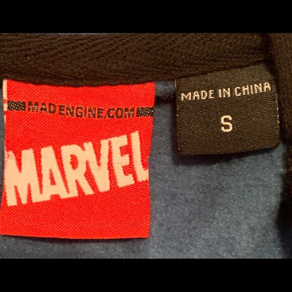 MARVEL ****JUST REDUCED****MARVEL Spider-Man Capt. America Hoody & VEST SMALL - Picture 5 of 8